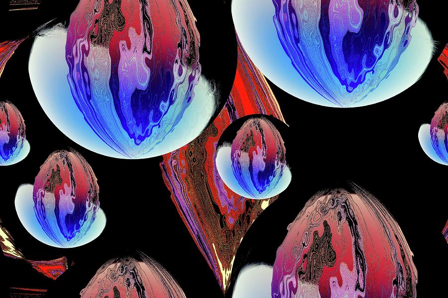 Icy Hot Blue Balls Digital Art By Bob Wall Fine Art America