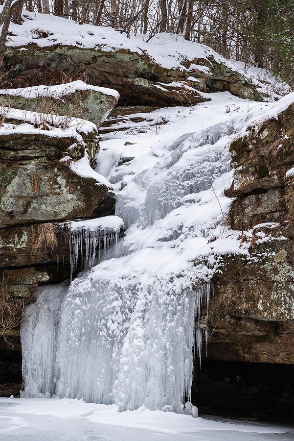 Icy Indian Falls Photograph by Grant Twiss