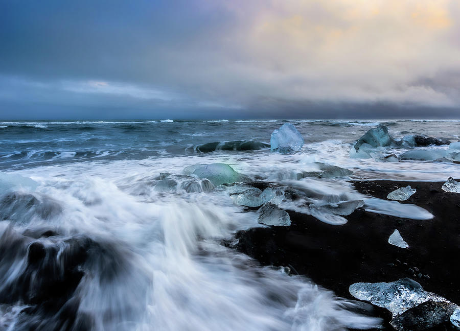 Icy North Atlantic ...  Photograph by Angelika Vogel