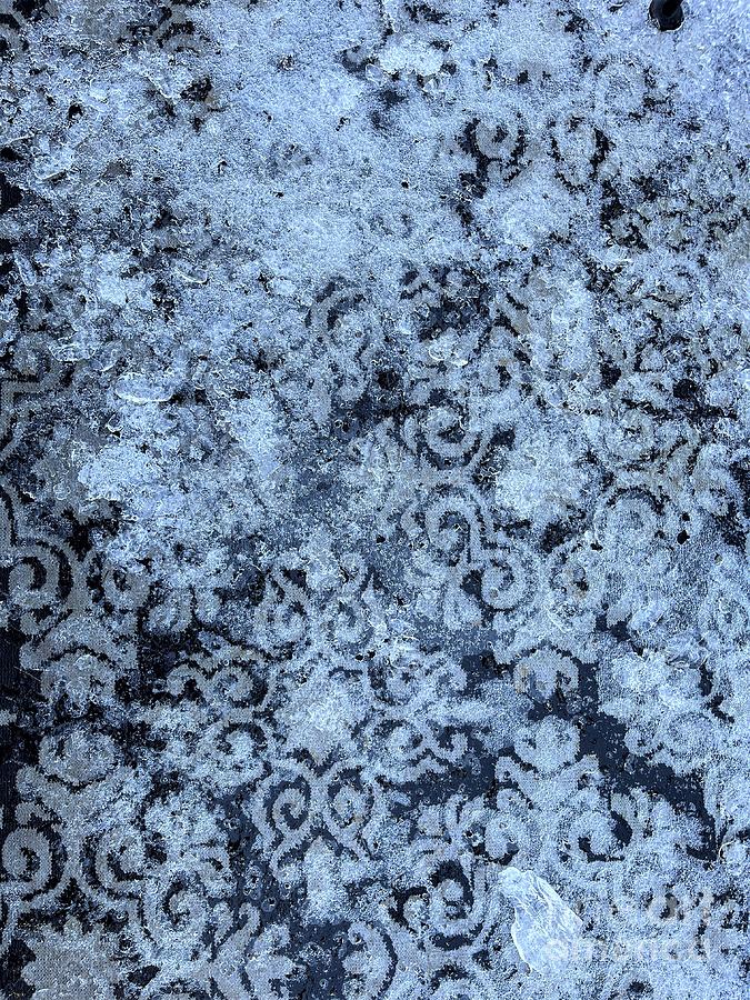 Icy Winter Pattern Photograph by Robin Pedrero