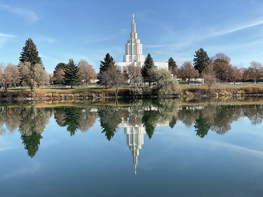 Idaho Falls Temple Reflections Photograph By Image Takers Photography LLC Laura Morgan