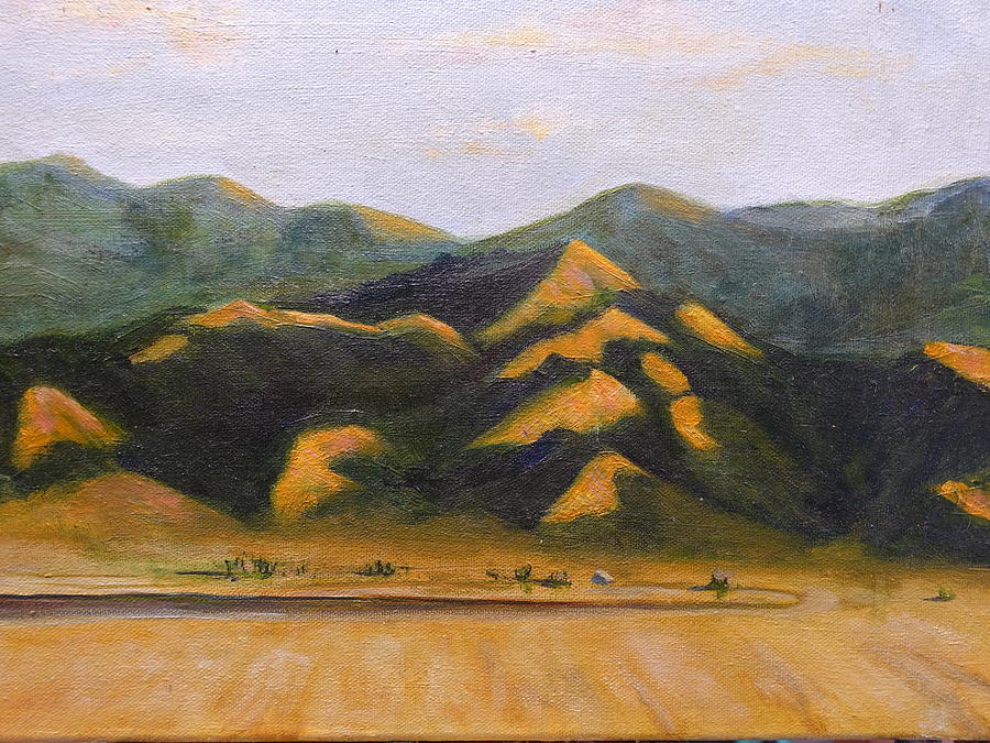 Idaho Mountain Farm Painting by James Hey