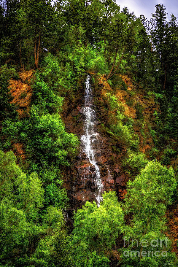 Colorado Rockies Photograph - Idaho Springs Waterfall by Jon Burch Photography