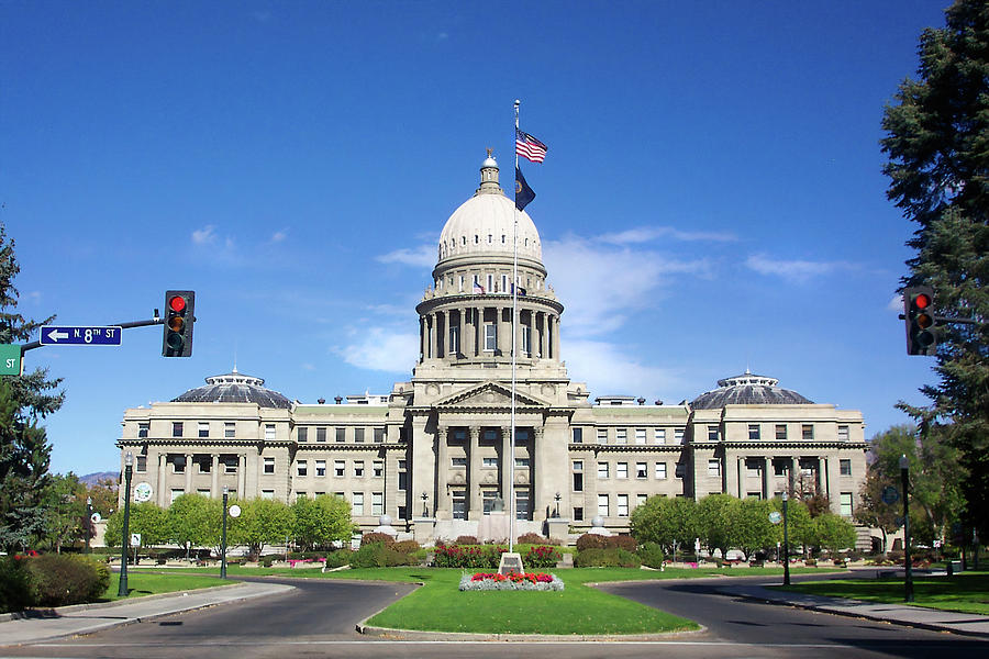 Idaho State Capitol, Boise, Idaho Photograph by Jerry Griffin