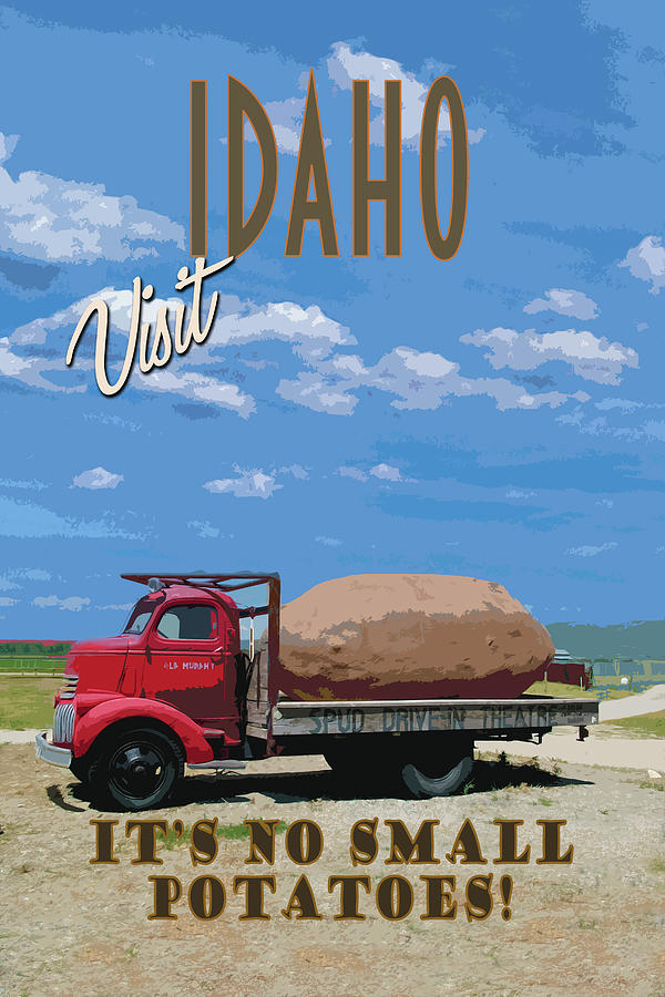 Idaho Travel Poster Photograph by Ken Smith
