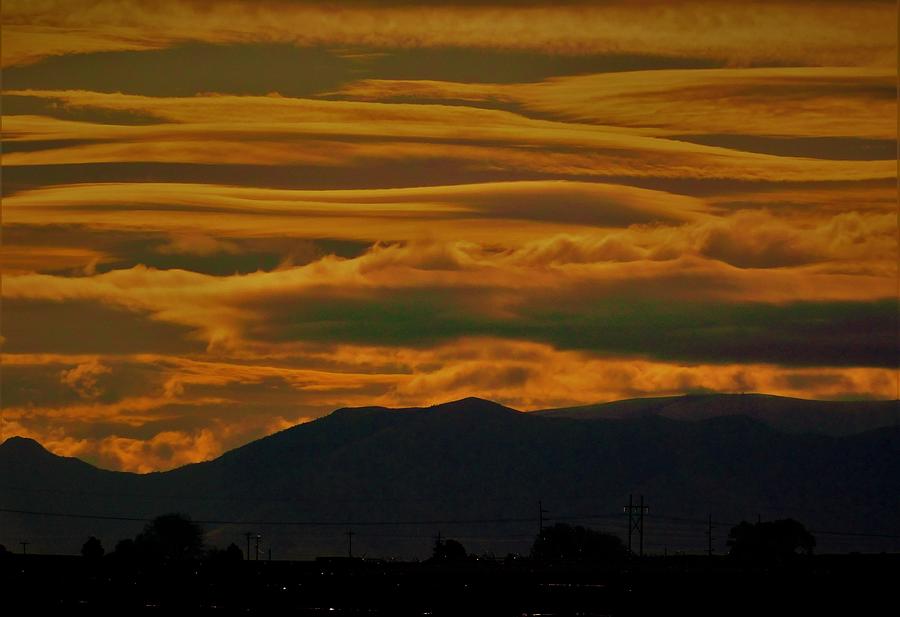 - Idaho Yellow Sunrise Photograph by THERESA Nye