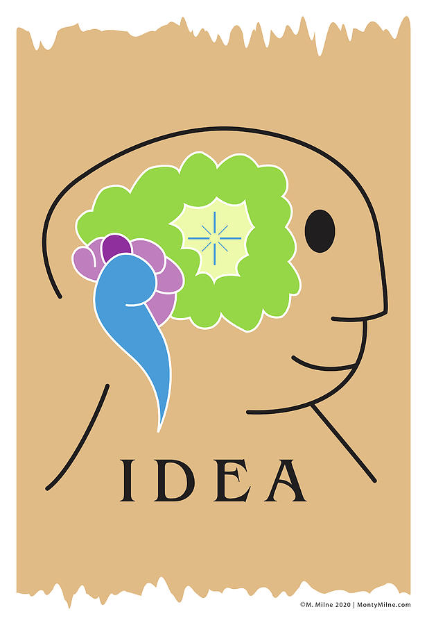 Idea Digital Art - Idea by Monty Milne Idea Digital Art - Idea by Monty Milne