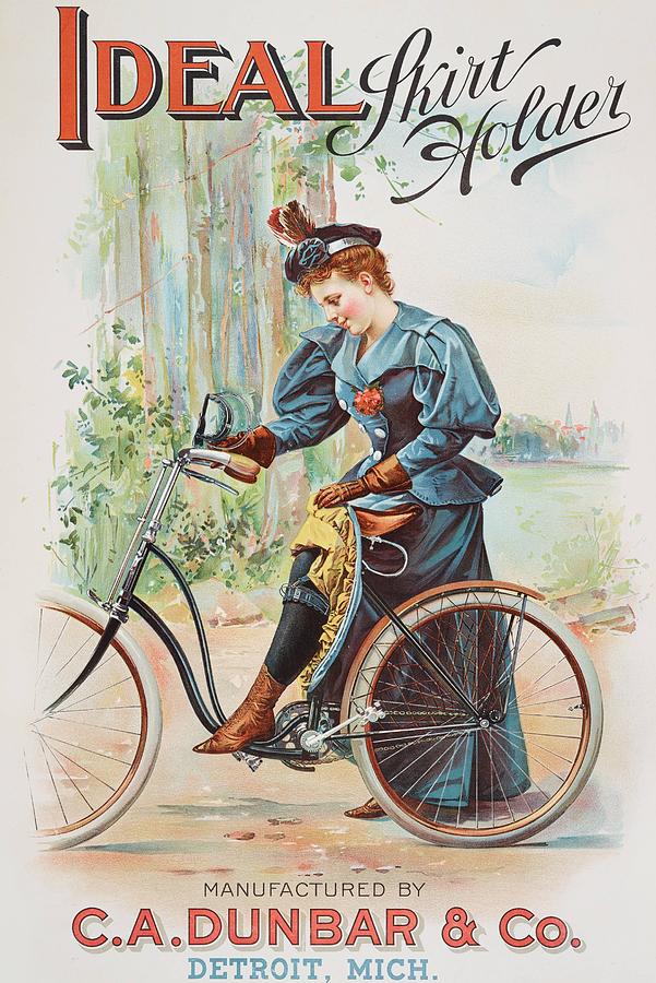 Ideal Skirt Holder 1896  Digital Art by Kim Kent