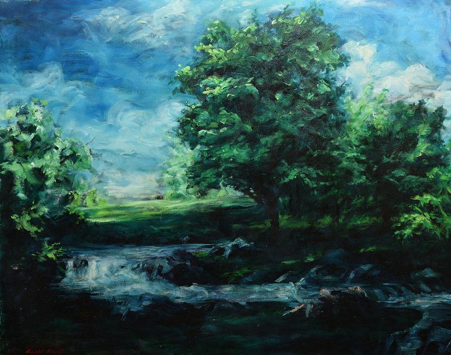 Idealized Landscape 4  Painting by David Dorrell