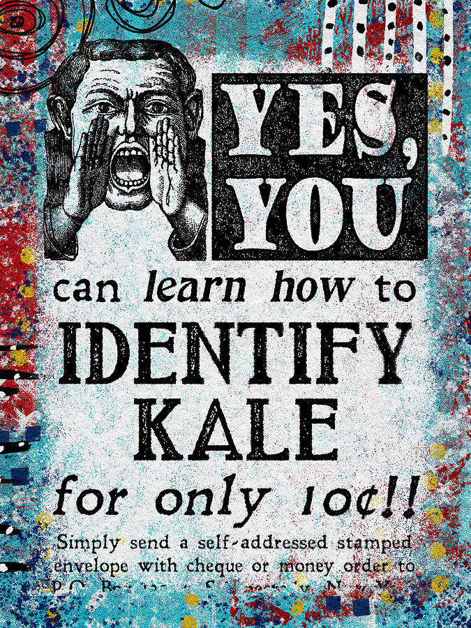 Identify Kale Mixed Media by Flo Karp | Pixels