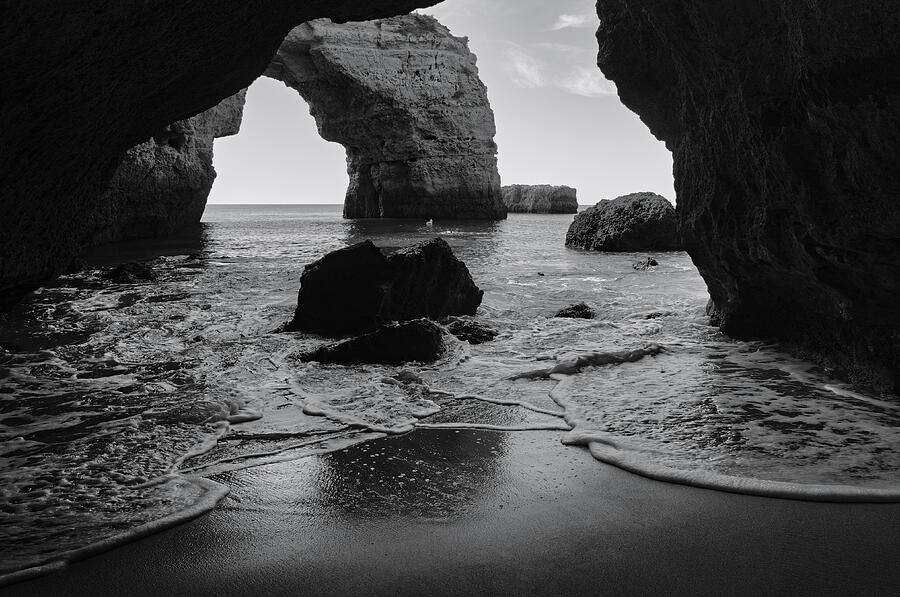 Idyllic Cave in Monochrome Photograph by Angelo DeVal