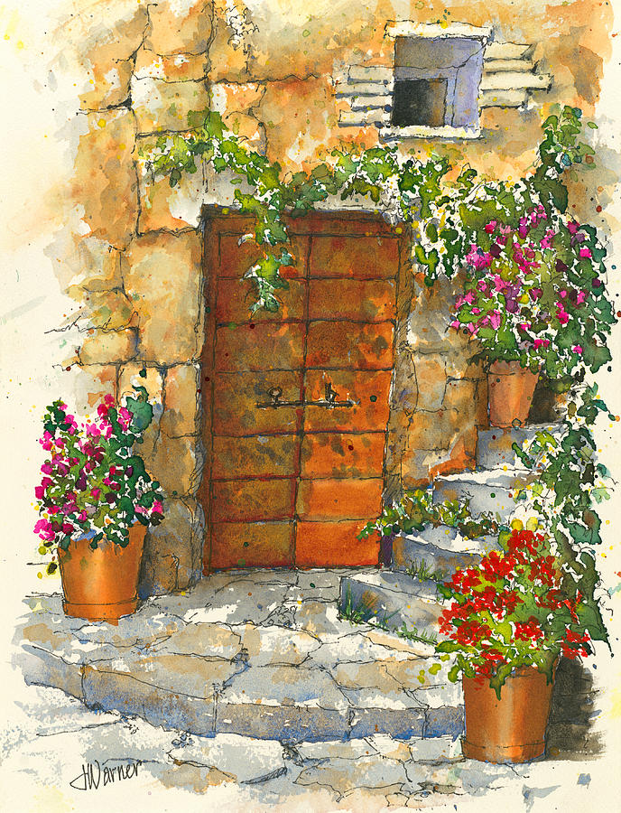 Idyllic Gate Painting by James Warner - Fine Art America