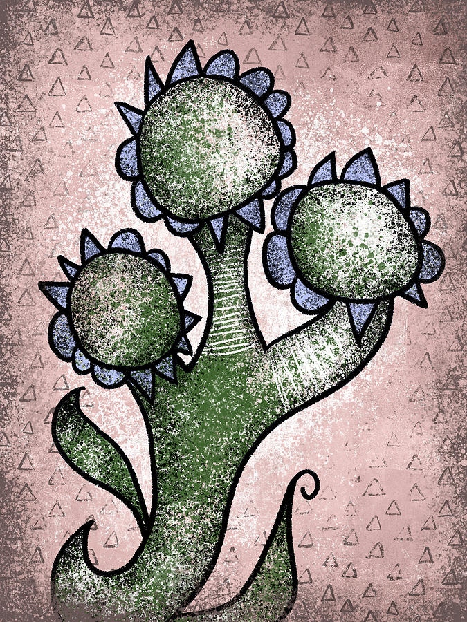 Broccoli Digital Art - If Broccoli Was by Flo Karp