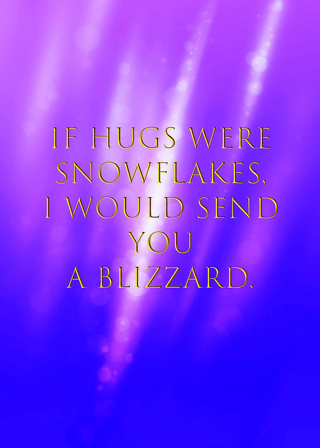 If Hugs Were Snowflakes 3 Mixed Media by Johanna Hurmerinta