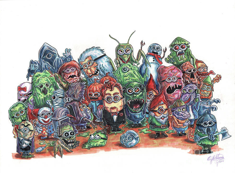 If Minions Were Goosebumps Drawing by Serafin Ureno Pixels