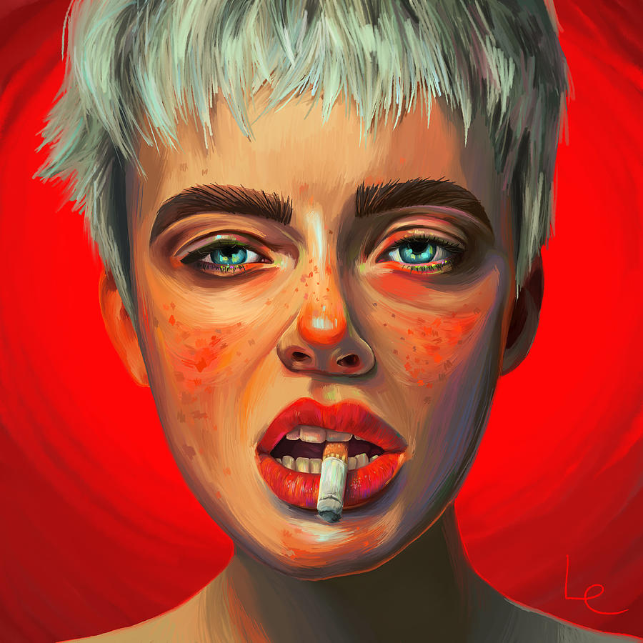 If Smoking Is Not Allowed In Heaven I Shall Not Go Digital Art By if-smoking-is-not-allowed-in-heaven-i-shall-not-go-digital-art-by
