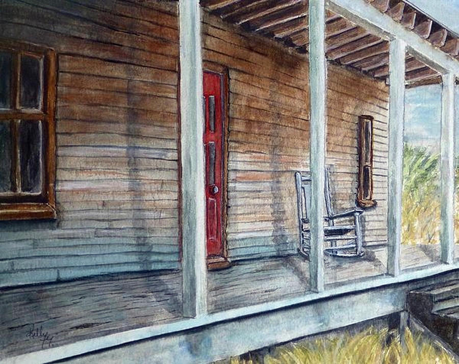 If This Old Porch Could Talk Painting by Kelly Mills