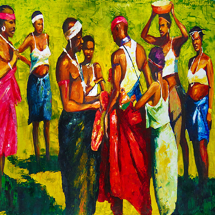 Igbo chieftancy Ceremony Title Eastern Cultural Painting by Philip ...