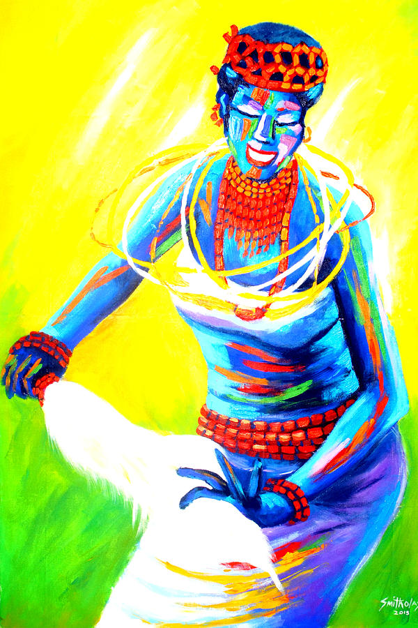 Igbo Dancer Painting by Olaoluwa Smith