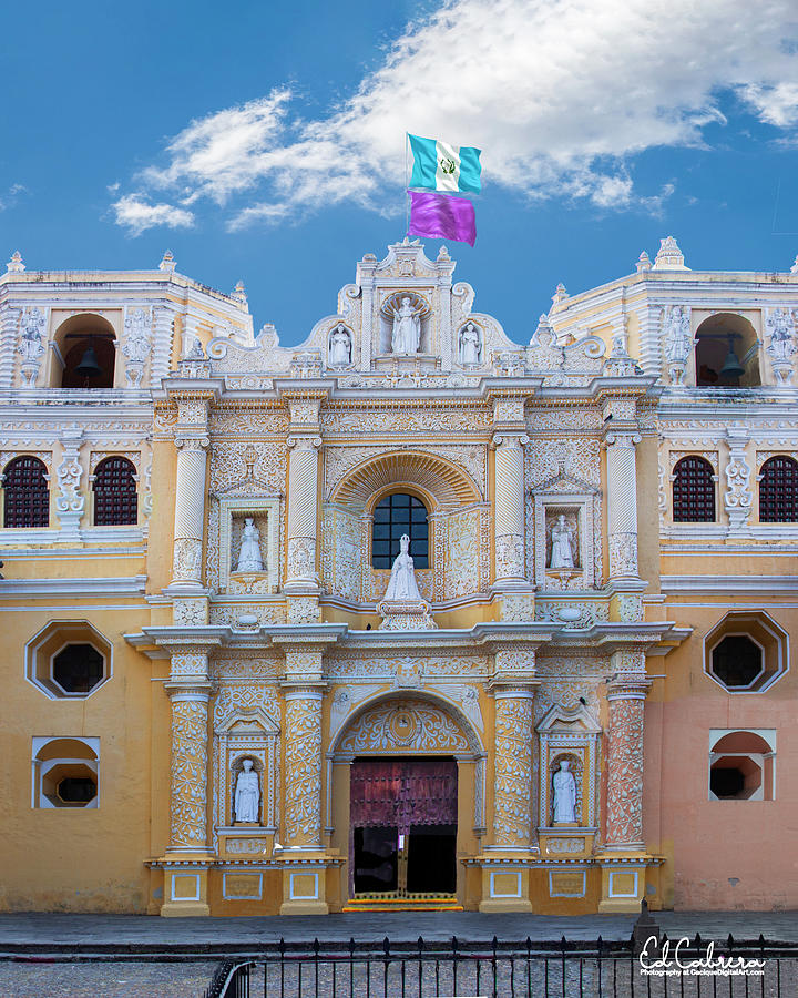 Iglesia de la Merced, Antigua, Guatemala Photograph by Edelberto Cabrera -  Fine Art America