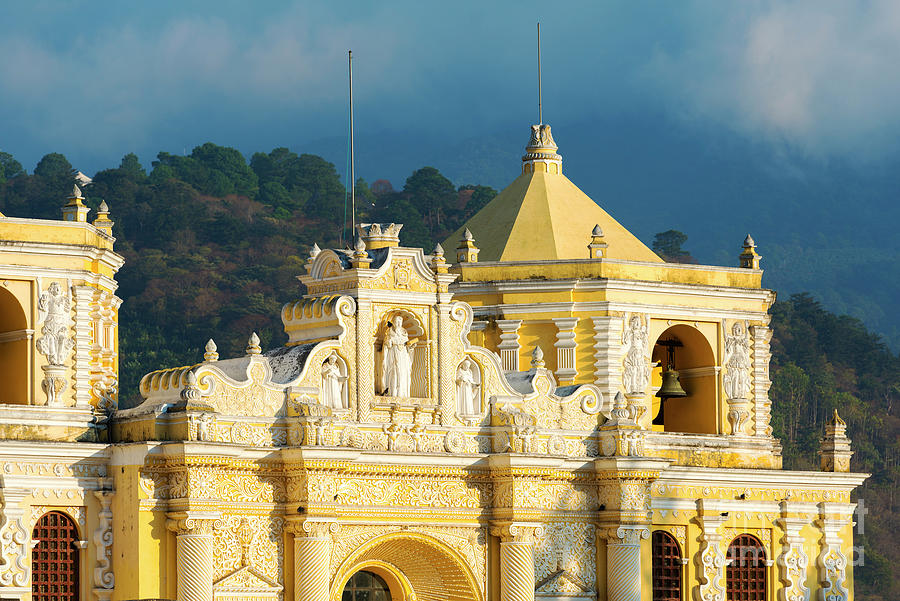 Architecture Photograph - Iglesia de La Merced In Antigua Guatemala by THP Creative