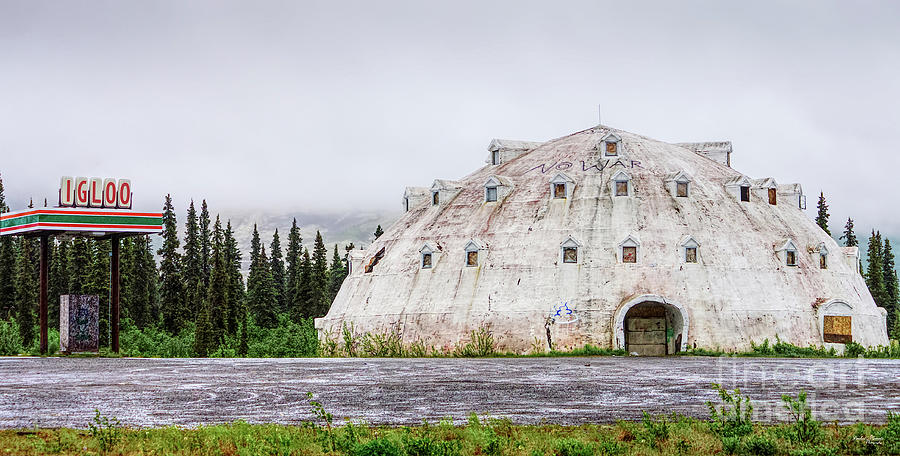 abandoned igloo hotel