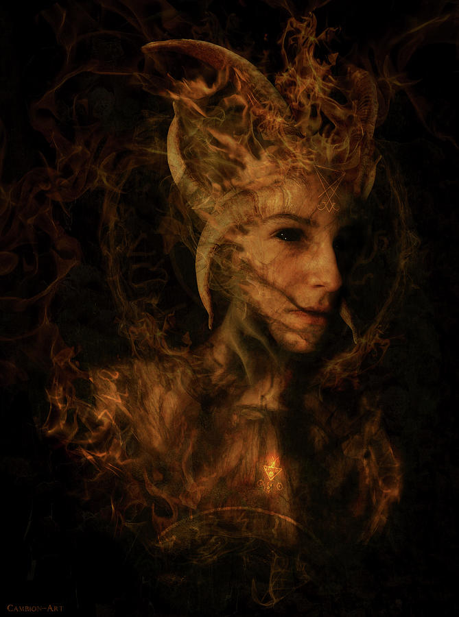 Lucifer Digital Art - Ignis Luciferi by Cambion Art