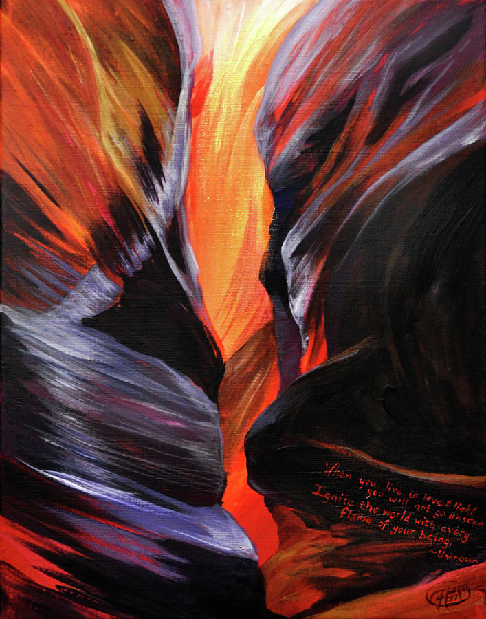 Ignite Painting by Jessica Tookey