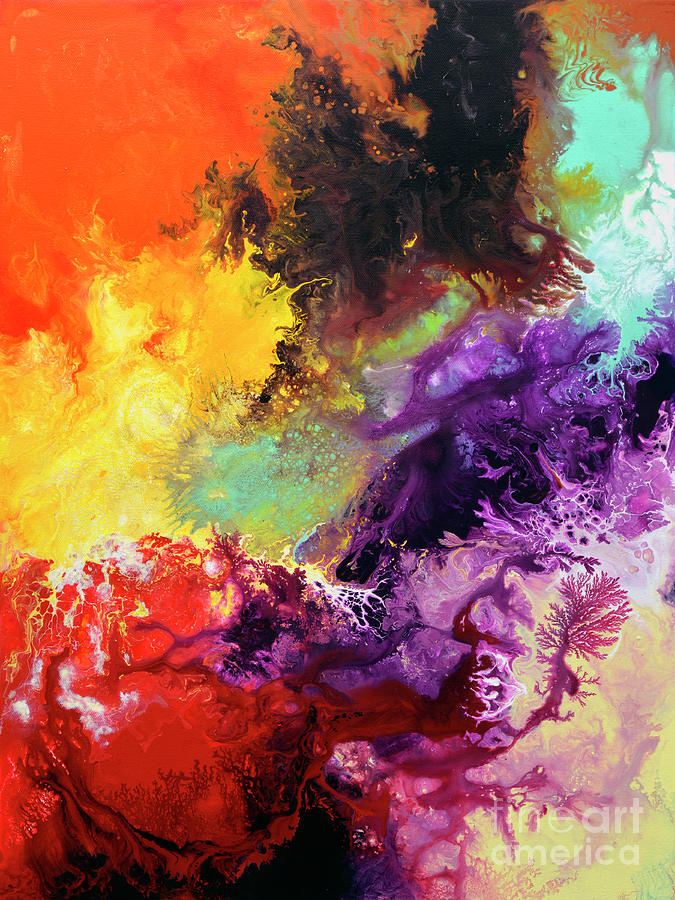 Abstract Painting - Ignition 2 by Sally Trace