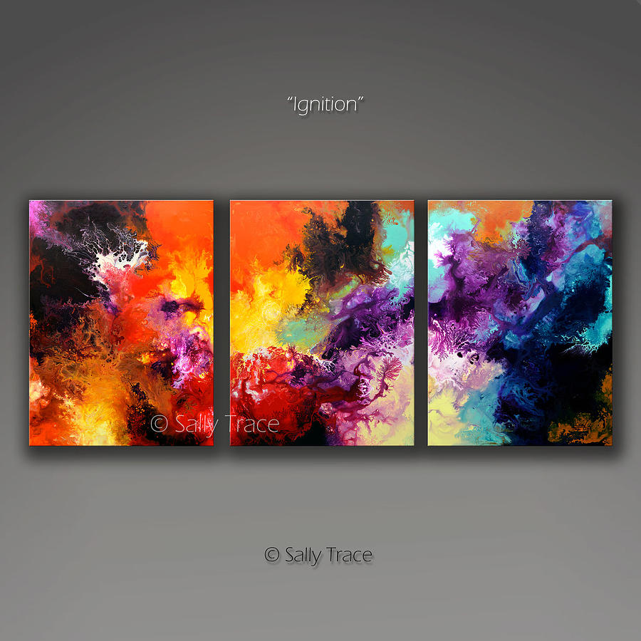 Ignition Painting by Sally Trace