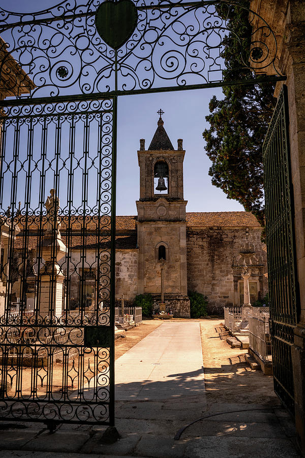 Igreja de Sao Dinis and cemetery, Vila Real Photograph by Pablo Lopez