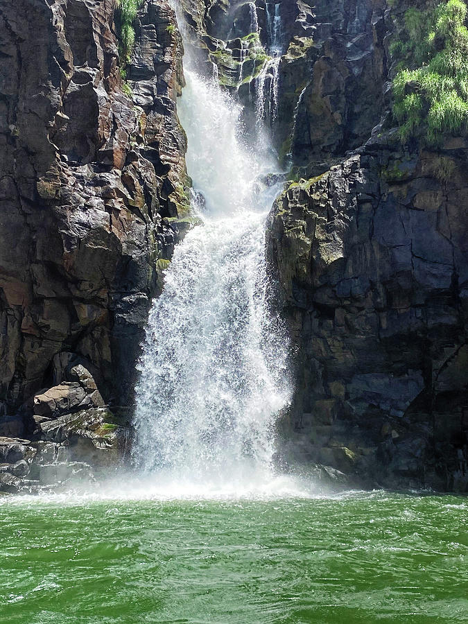 Iguassu Falls Cascading Water Photograph by Sally Weigand