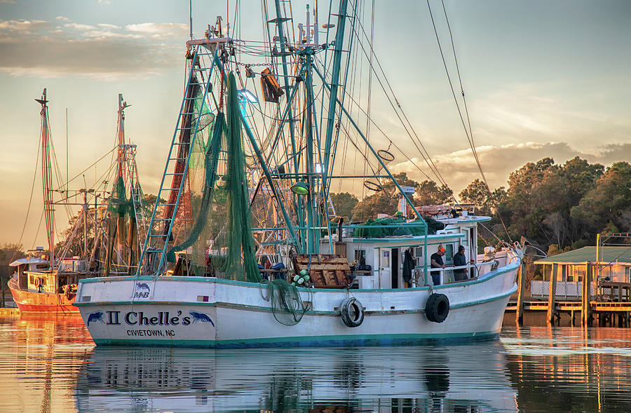 II Chelles Shrimp Boat Trawler Holden Beach NC #0943 Photograph by Susan Yerry
