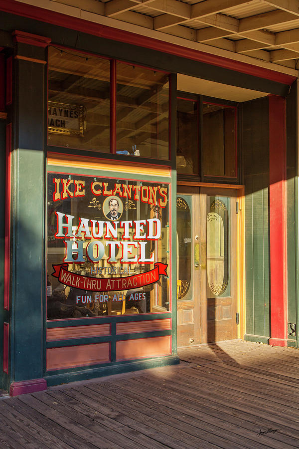 Ike Clantons Haunted Hotel Photograph by Jurgen Lorenzen