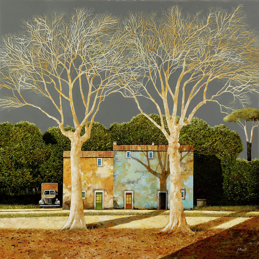 Il Camioncino Painting by Guido Borelli