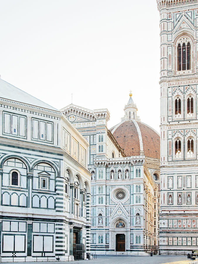 Architecture Photograph - Il Duomo at Sunrise, Florence Italy by Irene Suchocki