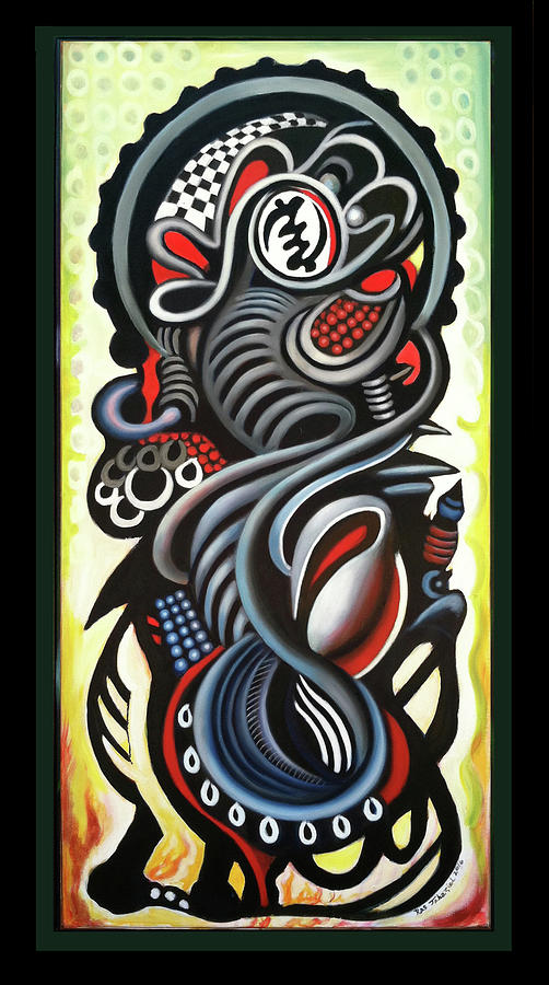 Iletation 2 Painting by Ras Jahaziel Tafari Iletation 2 Painting by Ras Jahaziel Tafari