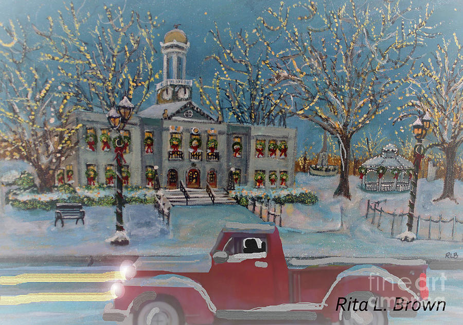 Ill Be Home For Christmas Painting by Rita Brown