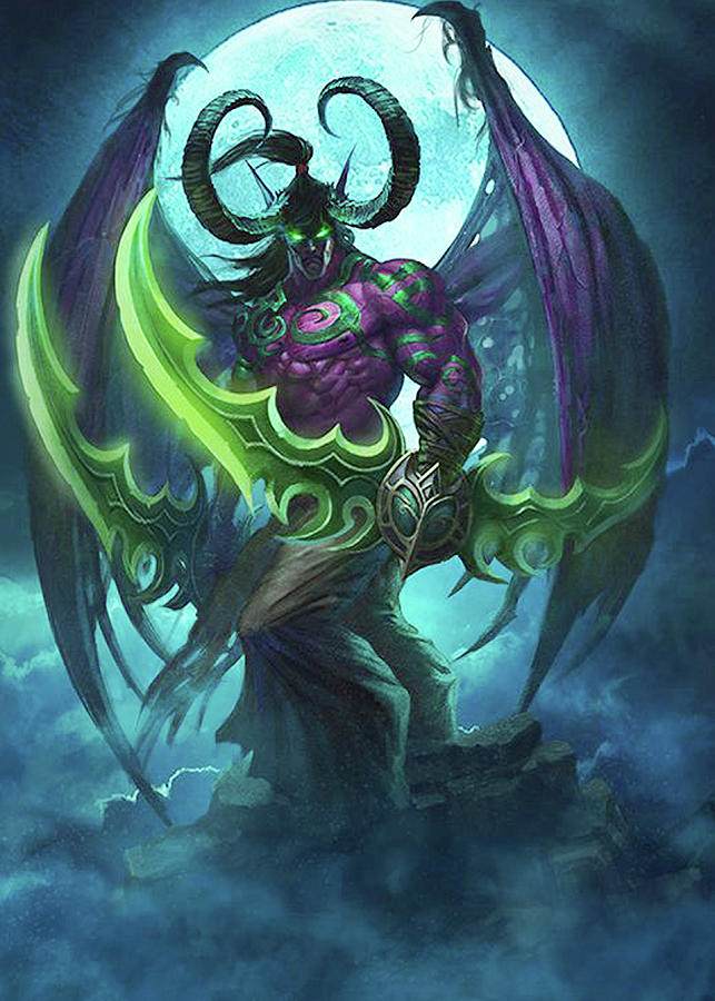 Illidan Stormrage Art 19 Photograph by Mr John