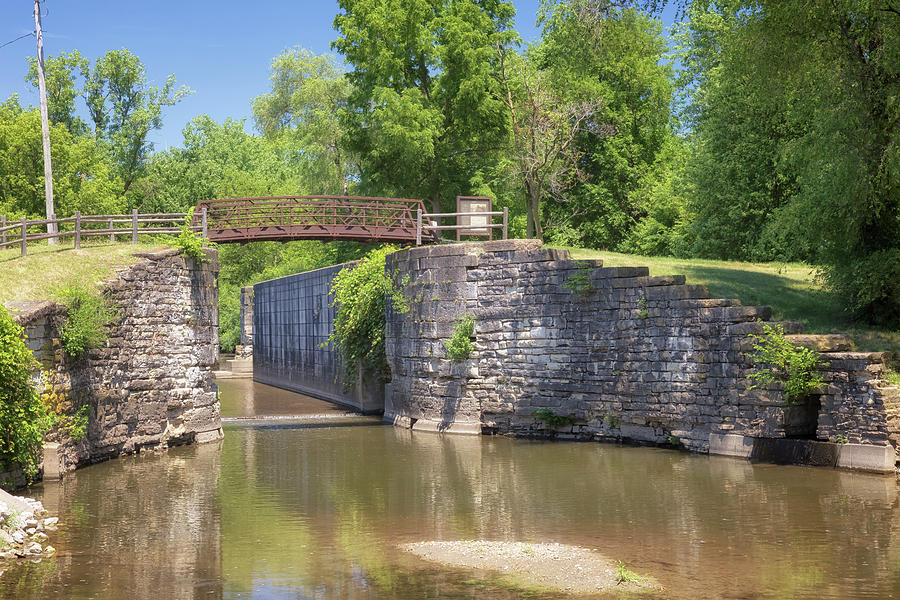 Illinois and Michigan Canal - Lock Number 1 Photograph by Susan Rissi Tregoning