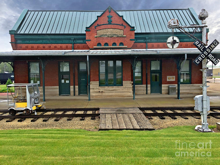 Illinois Central Railroad Depot Photograph by Kathy M Krause
