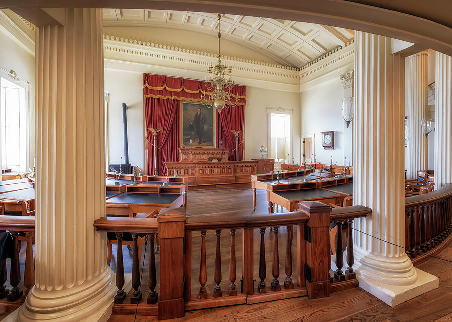 Illinois Old State Capitol - Senate Chamber Photograph by Susan Rissi Tregoning