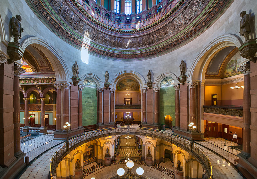 Architecture Photograph - Illinois State Capital 22 by Kevin Eatinger