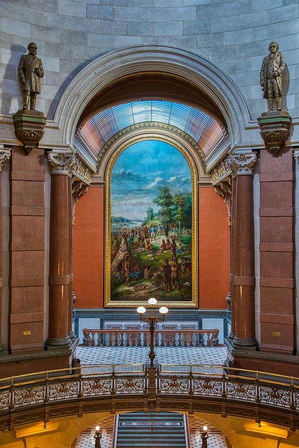 Architecture Photograph - Illinois State Capital 30 by Kevin Eatinger