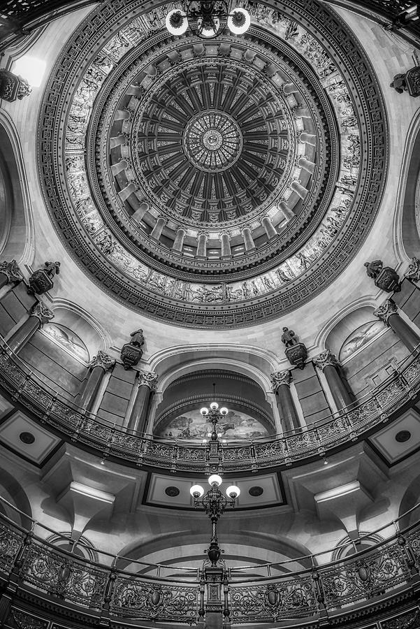 Architecture Photograph - Illinois State Capital 44 by Kevin Eatinger