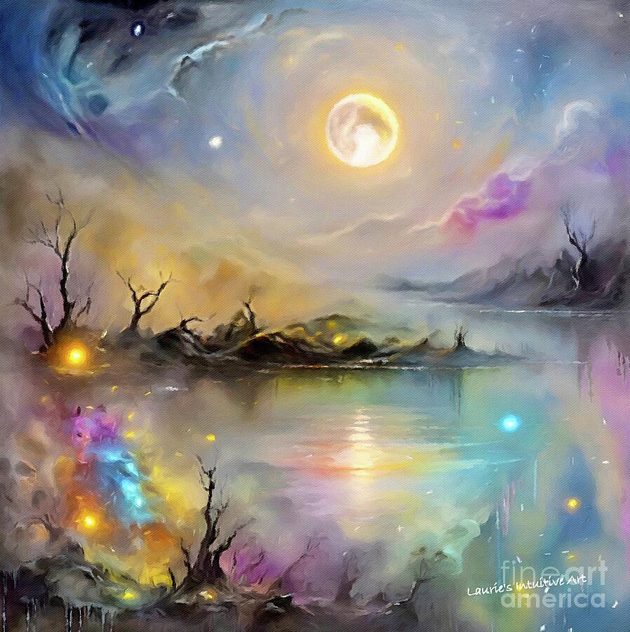 Illuminated Calm Digital Art by Lauries Intuitive