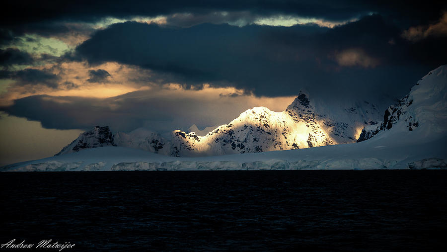 Illuminated Mountainsides Photograph by Andrew Matwijec