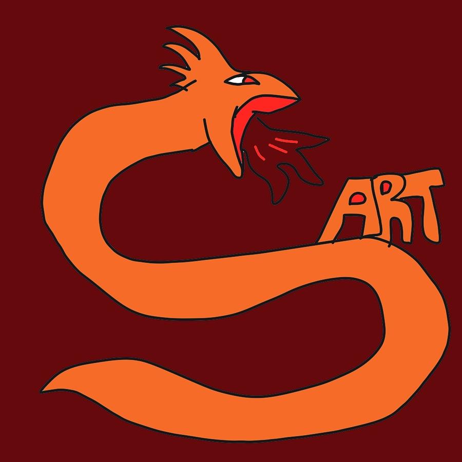 Arts Digital Art - Illustration art snake by Asrawan Arts
