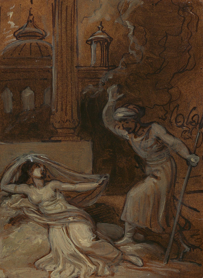 Illustration for an Eastern Romance Drawing by Robert Smirke
