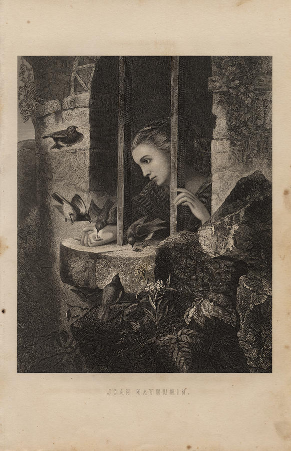 Illustration, From 1875, of Joan Mathurin Awaiting Execution Drawing by Ideabug